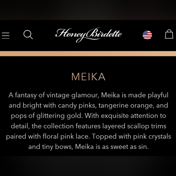 Honey Birdette 36H bra Meika - Picture 4 of 4